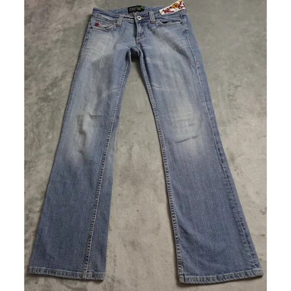 Miss Me Zako USA Co-Branded Jeans Women's 30 Embellished & Embroidered RARE! - Picture 1 of 16